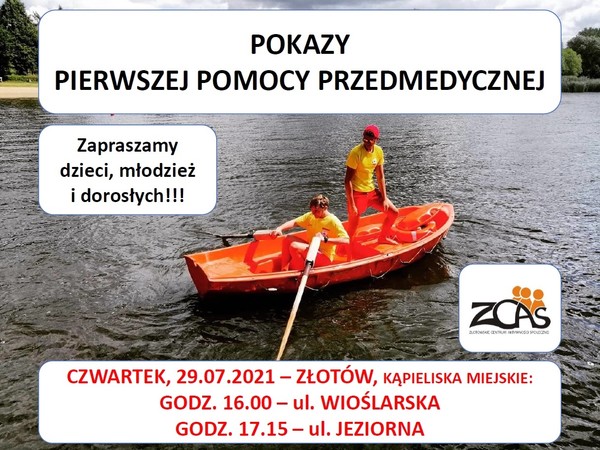 Pokazy pomocy przedmedycznej - 29.07.2021